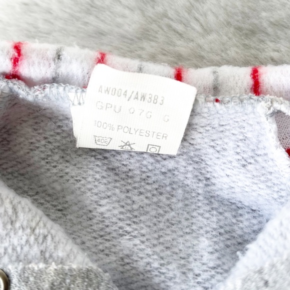 VINTAGE Lullaby Land Baby Boy Grey Baseball Onesie Newborn - Picture 5 of 5